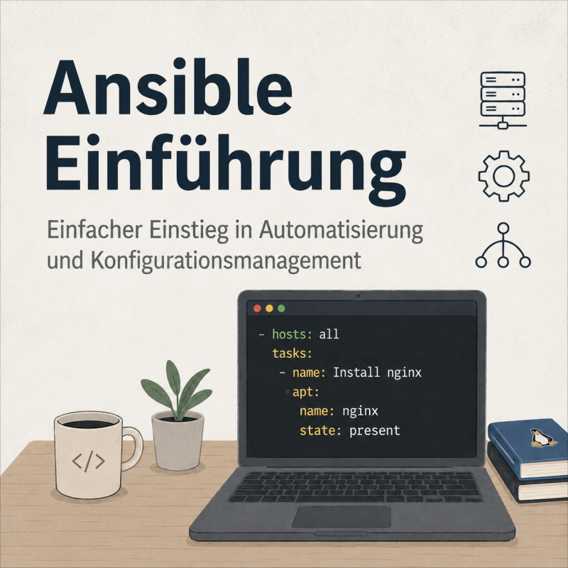 Titelbild - Einführung in Ansible