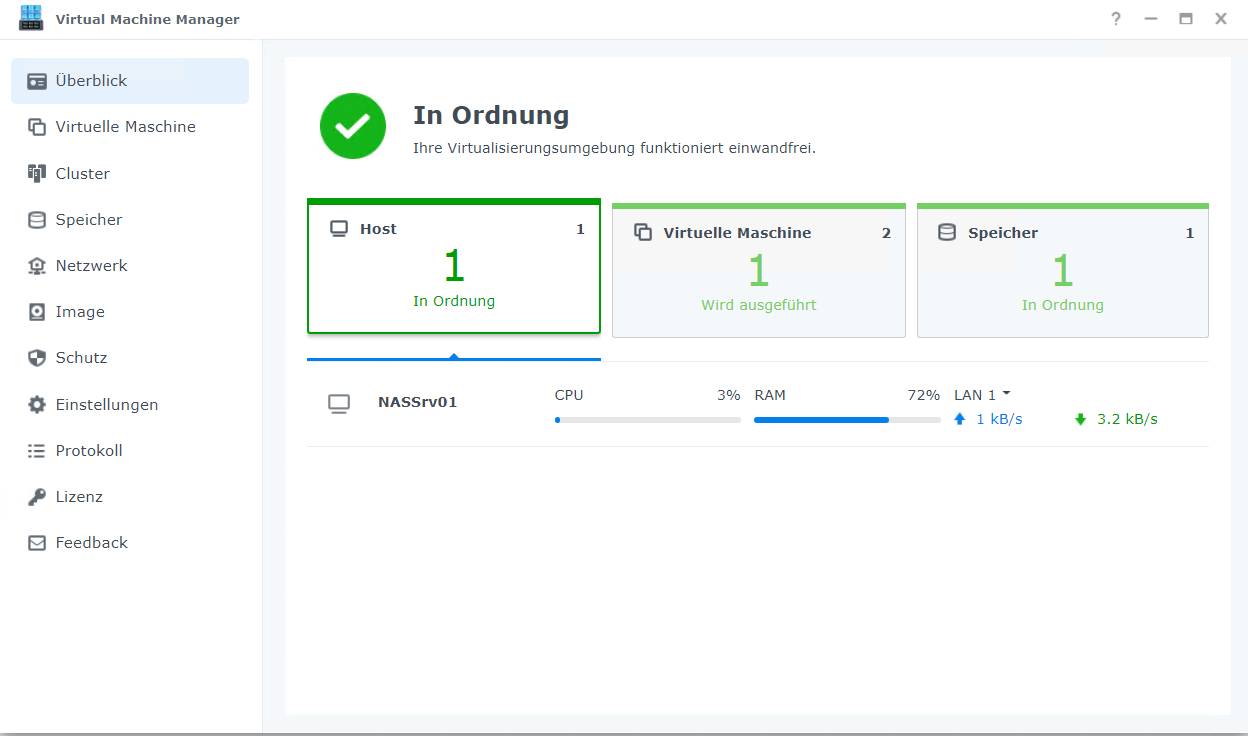 Synology - VM Manager