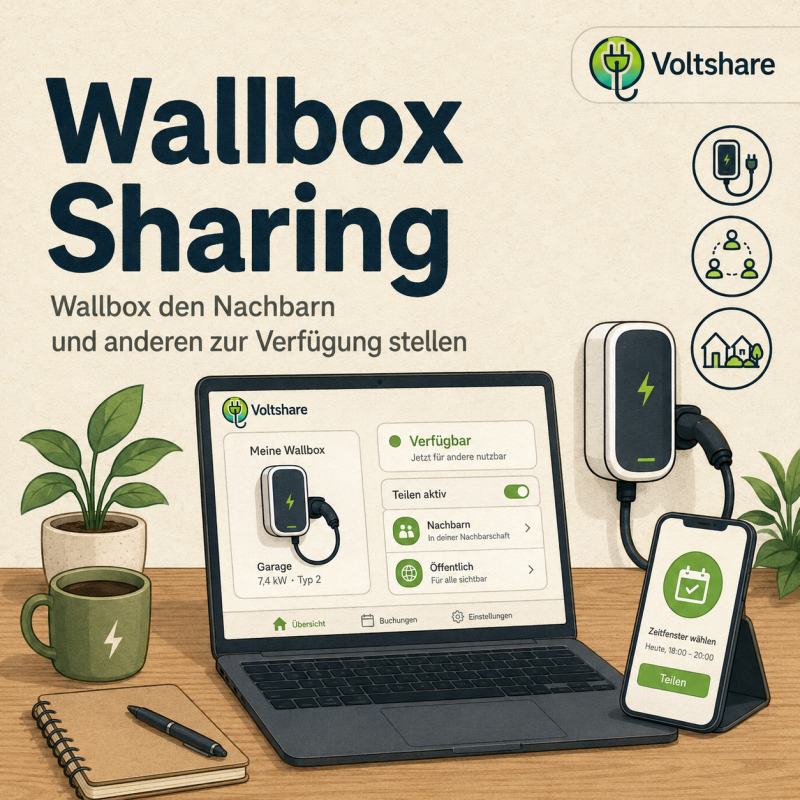 Wallbox Sharing - Wallbox den Nachbarn und anderen zur Verfügung stellen